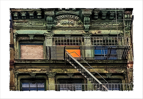 FIRE ESCAPE, TRIBECA, NYC