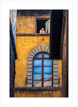 FACE AT THE WINDOW SIENNA